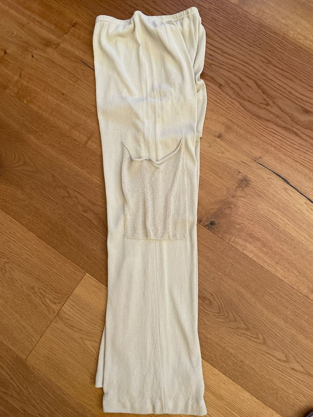Pantaloni: LORELLA BRAGLIA Strickhose beige Gr. 36 – Usato da Hämikon venduto da schneider.petra 3