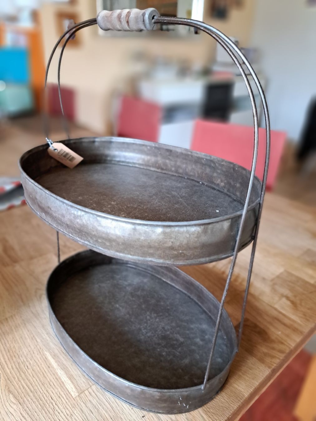 Tutte le decorazioni: Rustikale Etagere Landhausstil Metall, Oval – Usato da Zufikon venduto da Dysundas 2