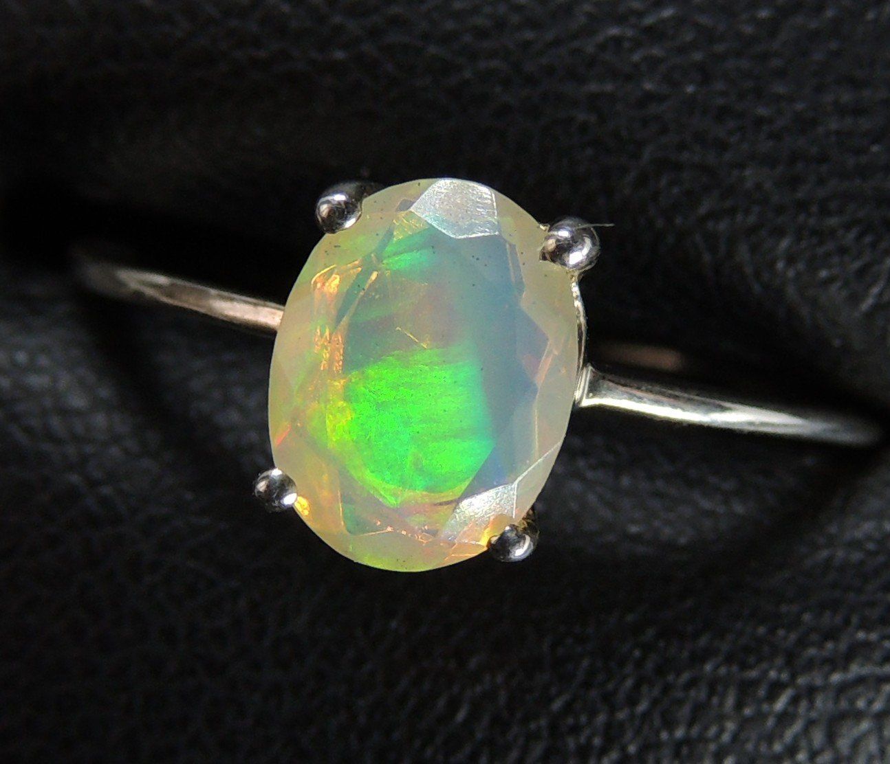 Anelli: Äthiopischer facettierter Opal Silber 925 Fingerring – Nuovo (secondo la descrizione) da Waldenburg venduto da schaller707 6