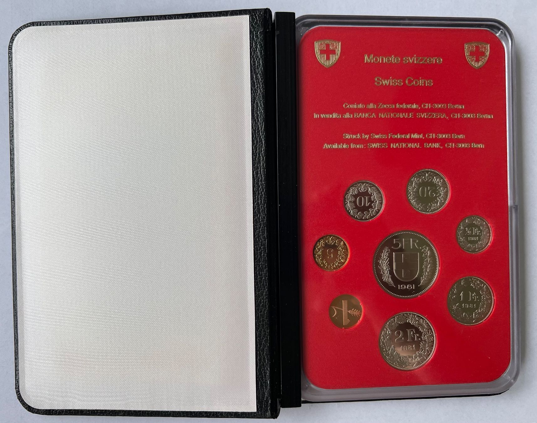 Tutti le monete: Set de pièces / Münzsatz 1981 - Poliert Platte – Usato da Tramelan venduto da MHK79 1