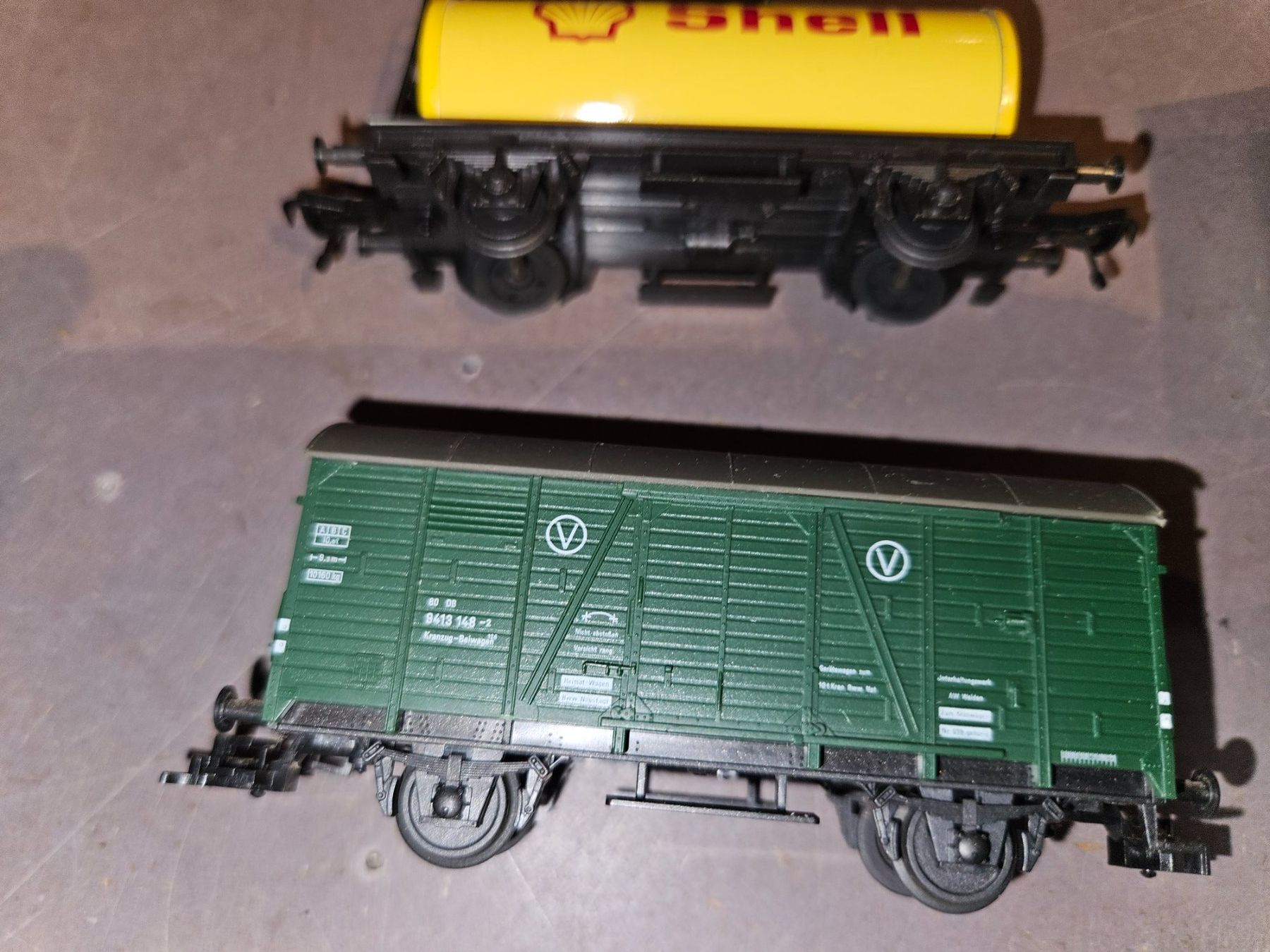Fleischmann Modellini di ferrovie: Fleischmann Güterwagen  mit OVP – Usato da Bern venduto da lukas90pilze 4