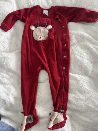 Christmas Reindeer Sleepsuit Pyjama For Toddler 2T 92cm
