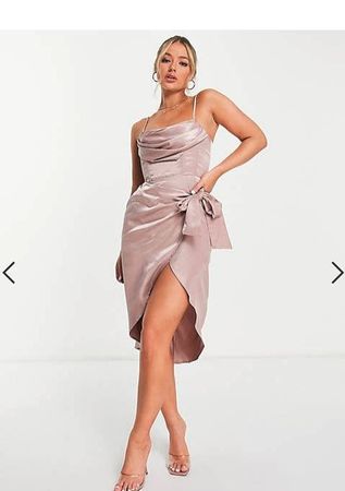 Dress ASOS, brand First Distraction,size S, blush/pink color