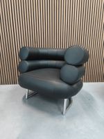 ClassiCon Bibendum Sessel – Classic Black Leder mit verchrom