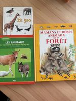 3 livres pour enfant : zoo et animaux de la ferme