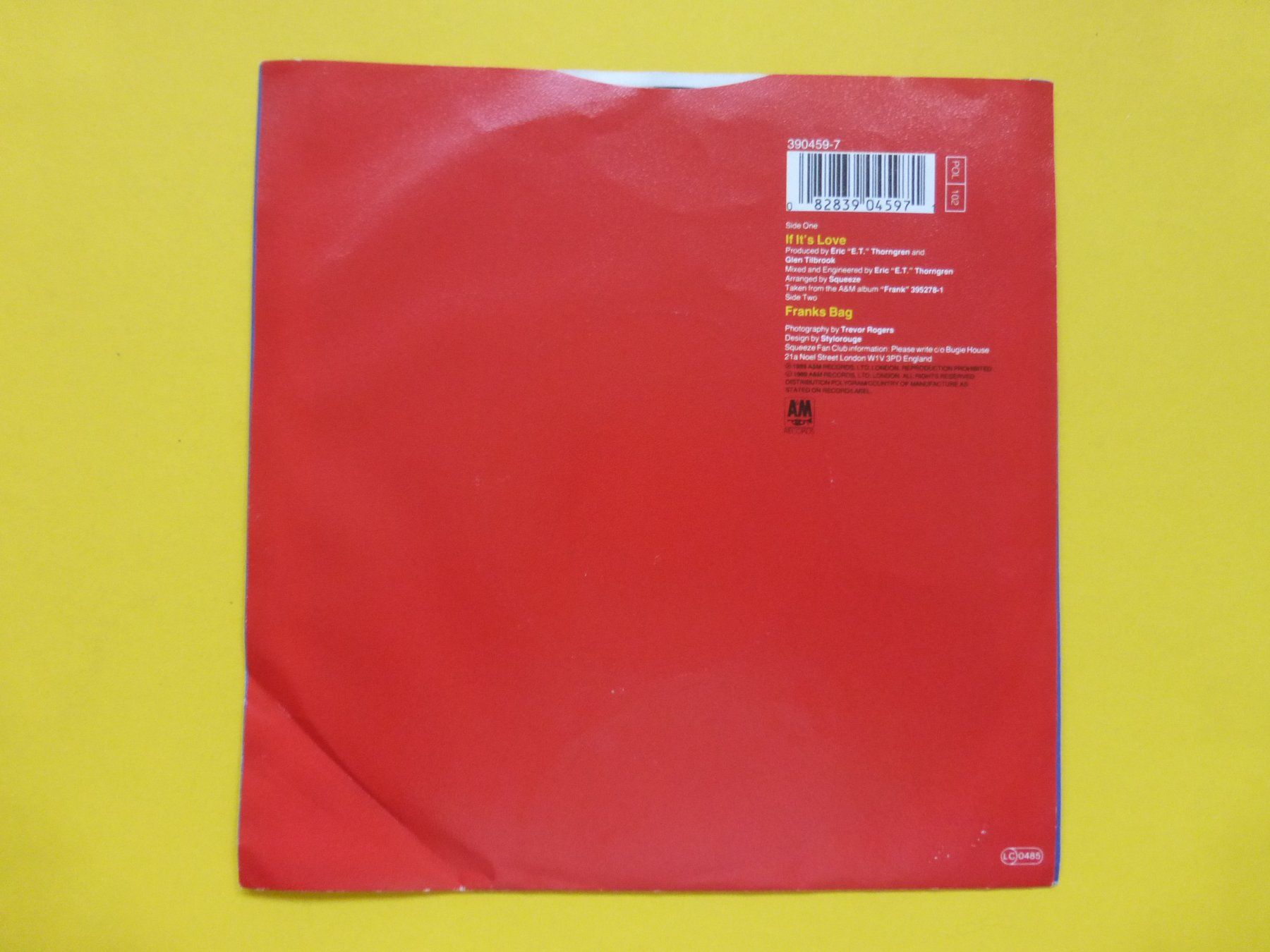 Schallplatten: Squeeze – If It's Love – Gebraucht aus Zürich von Swiss57 1