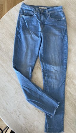 LEVI'S ® Slimfit Jeans '721™ High Rise Skinny' in Blue Denim