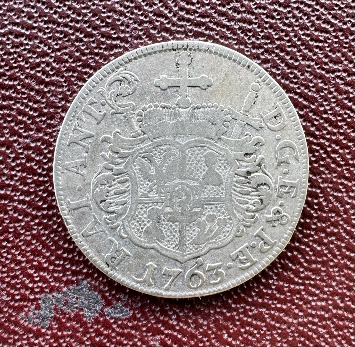 Tutti le monete: Bistum Eichstätt - 20 Kreuzer 1763 – Usato da Meilen venduto da coins4sale