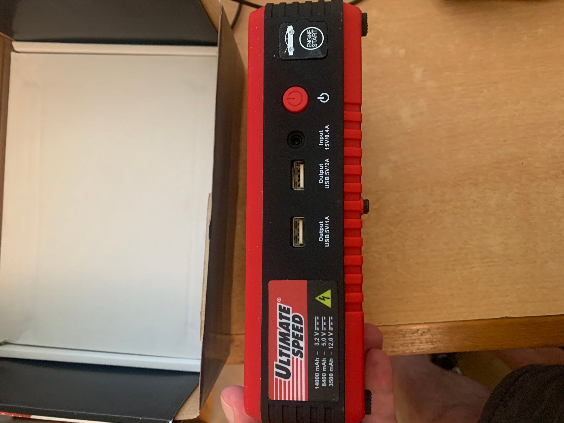 Caricabatterie: Powerbank mit Kompressor, Starthilfe (Ultimate Speed) – Nuovo e nell'imballaggio originale da Zürich venduto da Mobberhund 6