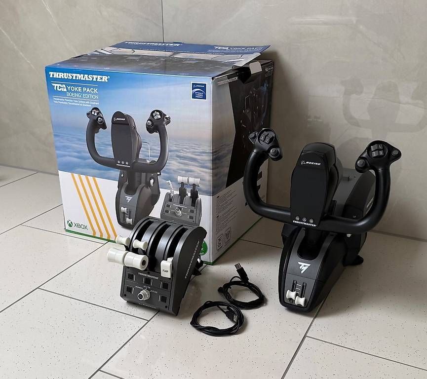 Thrustmaster Controller: Thrustmaster TCA Yoke Pack Boeing Edition – Nuovo (secondo la descrizione) da Muhen venduto da mauyo