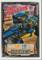 TCG NINJAGO TRADING CARD SERIE 1 # 153 JAY WALKER ONE