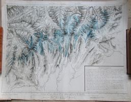 Schweiz Kupferstichkarte Nr. 14 aus dem Weiss-Atlas