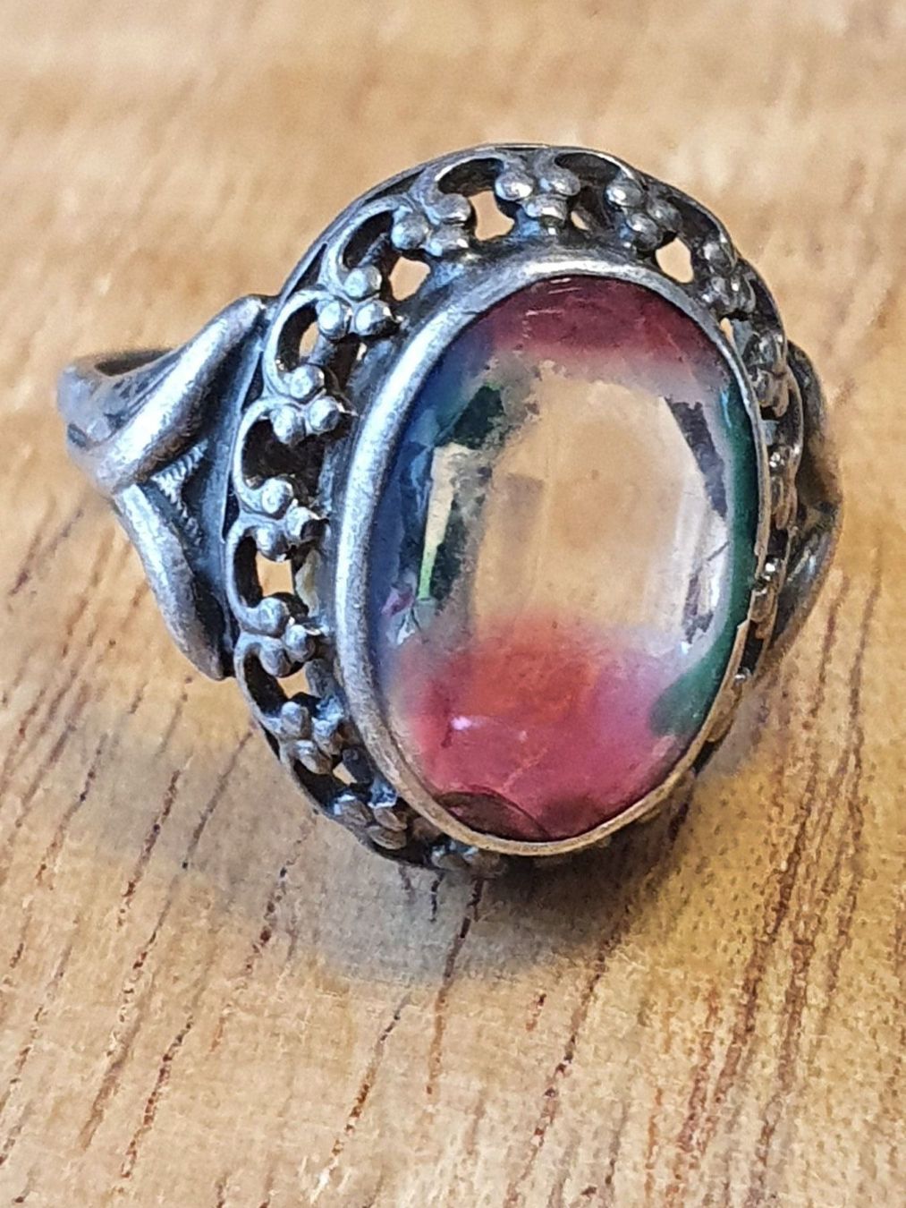 Ringe: Jugendstil 925er Rheinkiesel Fingerschmuck – Gebraucht aus Wohlen AG von palmsprings