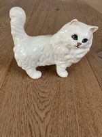 Beswick Perserkatze Figur, Vintage, weiss, Top Zustand