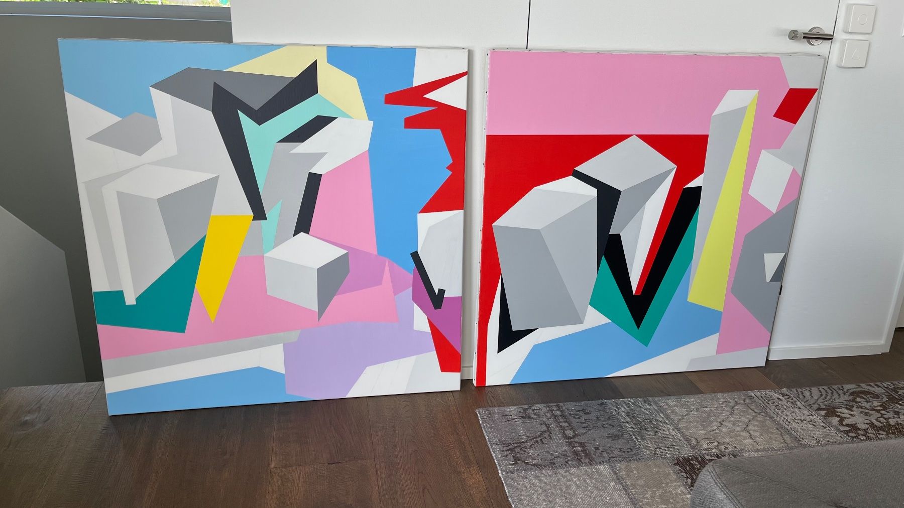 Dipinti: Original Gemälde von Willi Behrndt / grossformatig / Acryl – Usato da Zofingen venduto da Klavier777 4