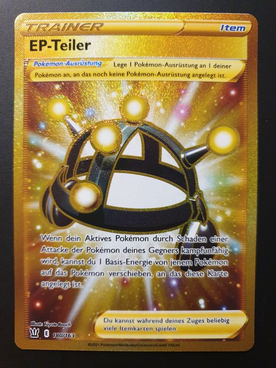 👑Pokemon Karte EPTeiler 180/163 GOLD *NM Kaufen auf Ricardo
