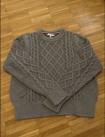 Pull Tricot Gris tommy hilfiger taille L neuf