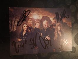 Schandmaul - handsignierte Autogrammkarte