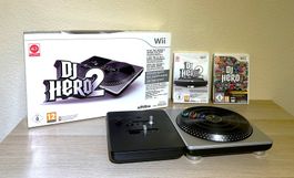 DJ Hero + DJ Hero 2 Turntable OVP Nintendo Wii