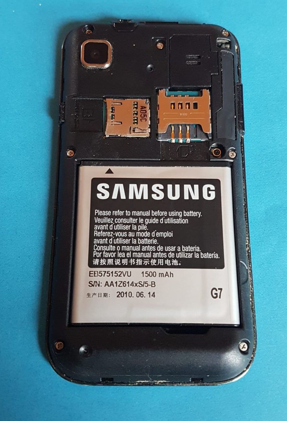 Samsung Telefoni cellulari / Smartphones: Handy - Samsung Galaxy S GT-I9000 Google – Usato da Reinach BL venduto da Dexy62 6