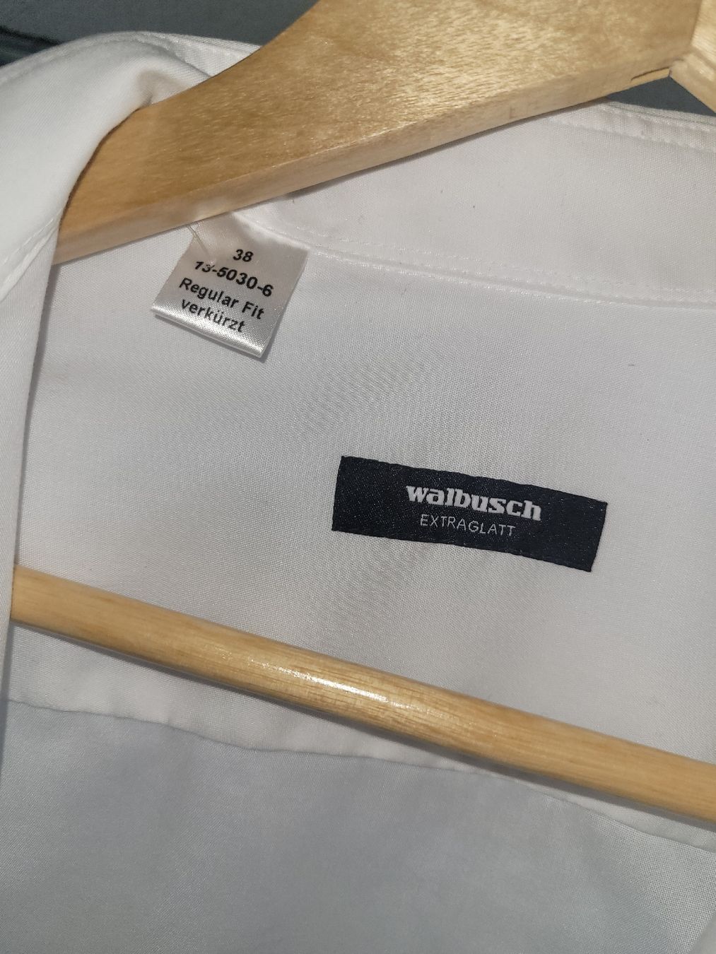 Walbusch Hemden: Weisses Walbusch Hemd, Gr. 38, Regular Fit, Baumwolle, Top! – Neu und originalverpackt aus Bassersdorf von leader07 1