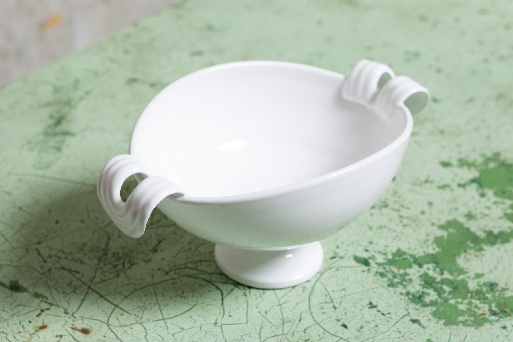 Linck Ciotole: Weisse Henkelschale von Margrit Linck – Usato da Bern venduto da sales_et 1