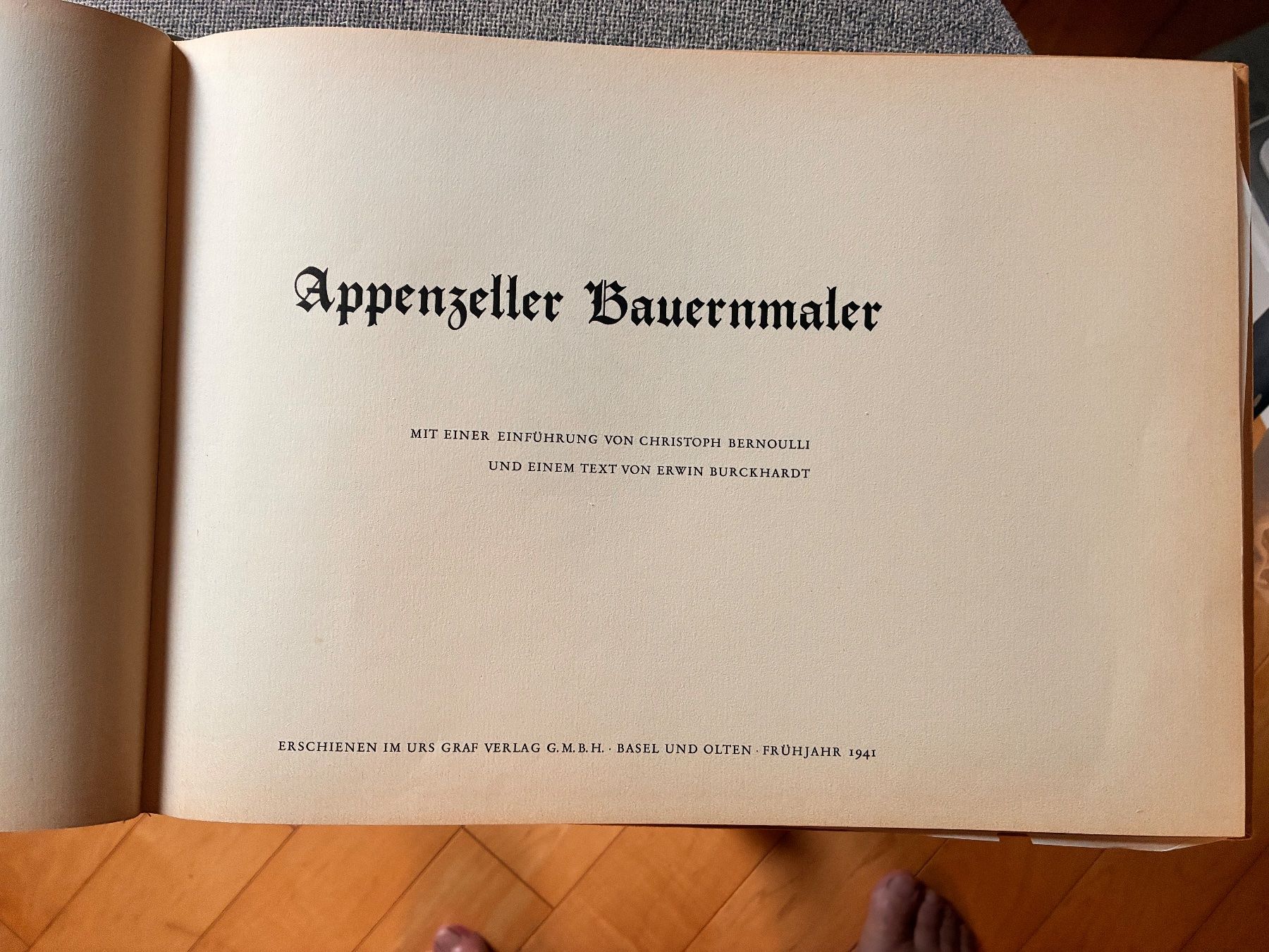 Libri: APPENZELLER BAUERNMALEREI. CA. 1942 – Usato da Genève venduto da elisata 5