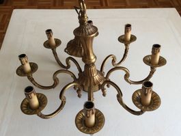 Lustre en bronze 8 branches