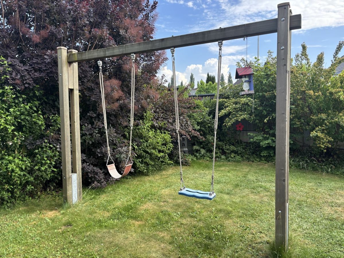 Altre altalene da giardino: Doppelschaukel aus Kantholz – Usato da Wünnewil venduto da froschkoenig25 1