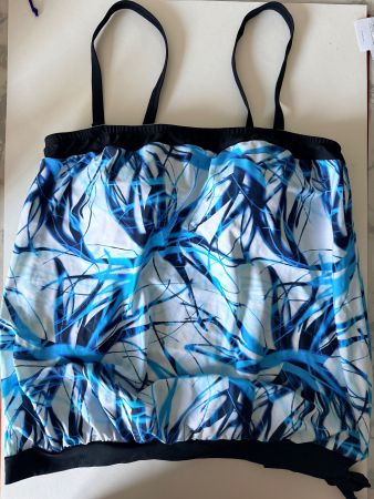 BPC Bonprix Collection, Tankini, Grösse 46, Blau/Schwarz