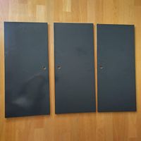 USM Haller Türe 750x350 für Klapptüre / Ausziehtüre Schwarz