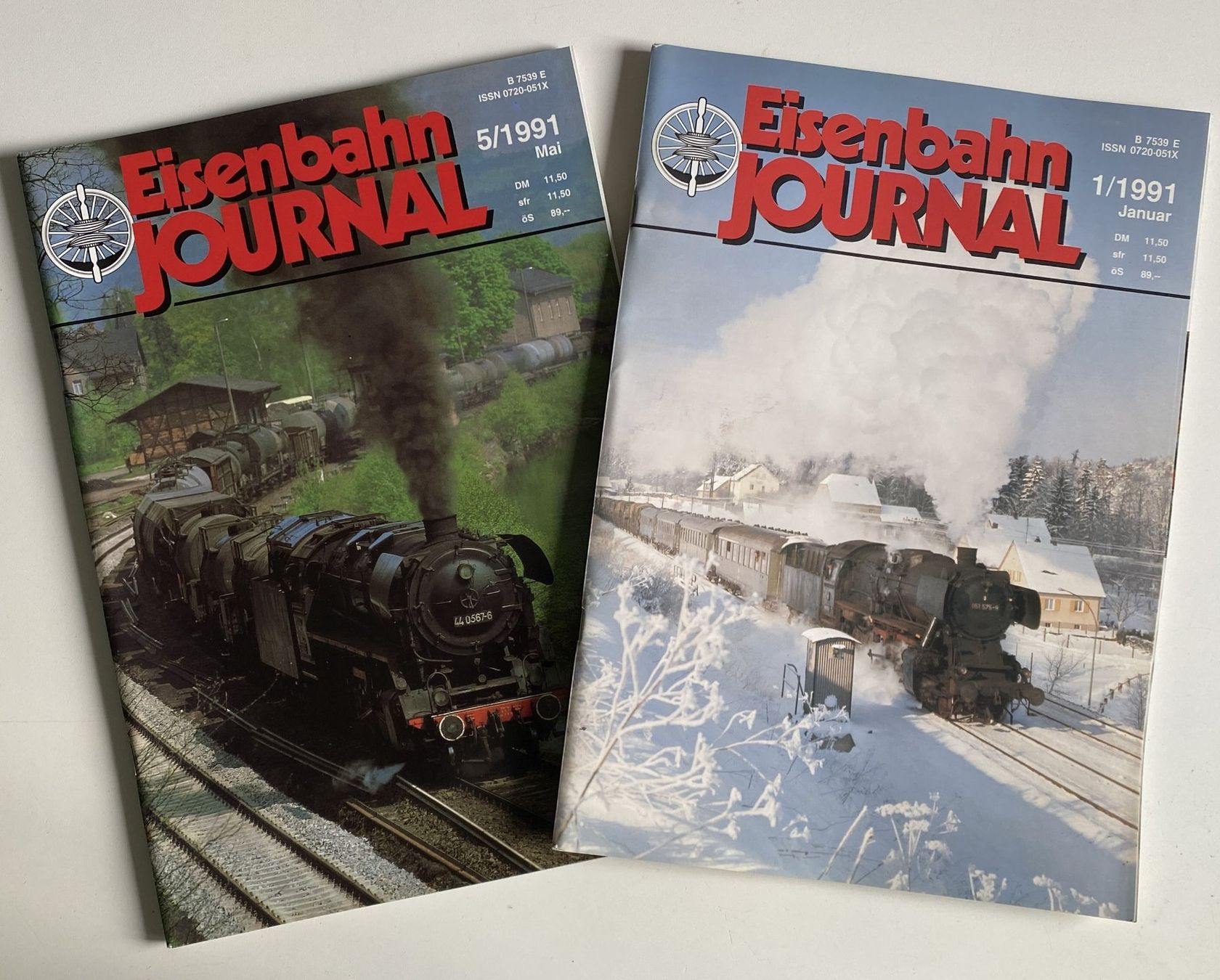 Riviste & Magazine: Eisenbahn Journal - 2 Hefte - 1+5/1991 – Nuovo (secondo la descrizione) da Hünenberg venduto da Ecila