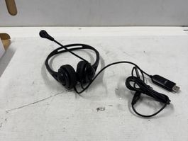 Monacor USB Head-Set , Stereo Kopfhörer mit Mikrofon (X1248)