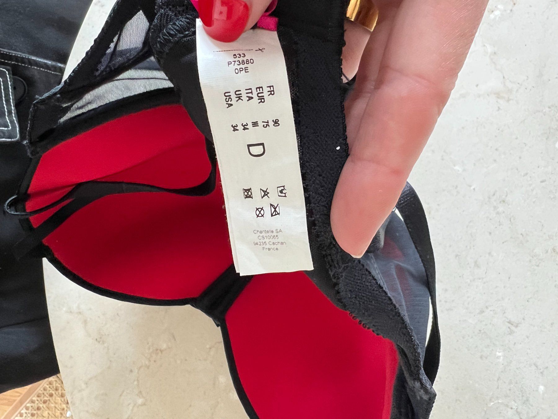 Passionata Altra biancheria intima: Passionata bustier corset noir & rouge taille 75D – Usato da Zürich venduto da mps_9cp7 2