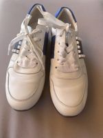 KENNEL&SCHMENGER sneakers cuir blanc-bleu