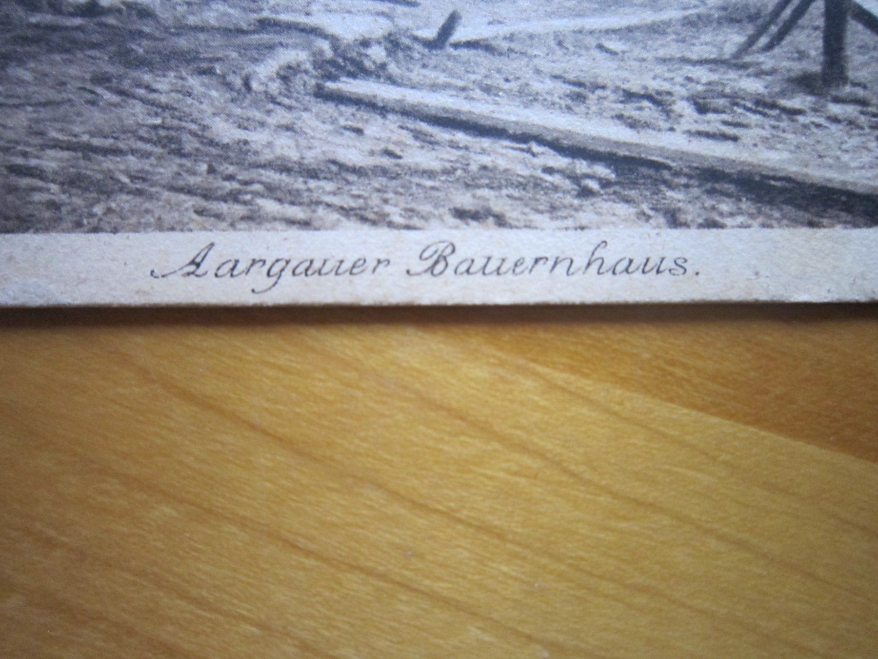 Cartes postales: Antike Postkarte Aargauer Bauernhaus – D'occasion à Gordola par Polentaefung 1