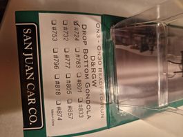 San Juan Car Co. ON3 D&RGW 724 - Top Zustand