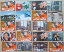 20 TAX CARDS SWISSCOM (D)