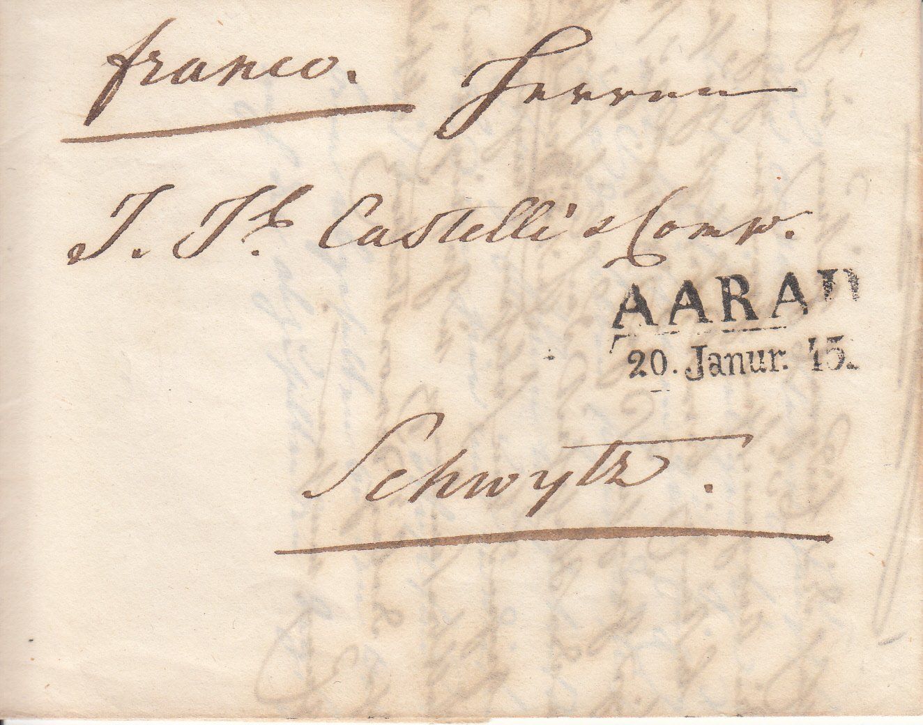 Tutti i francobolli: BoM Aarau 1845 – Usato da Bürglen TG venduto da StampGraf