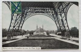 Ansichtskarte Paris - Le Trocadéro Vu Sous la Tour Eiffel