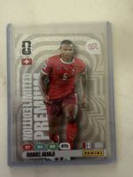 Carte Panini Premium Edition Manuel Akanji et Leroy Sane
