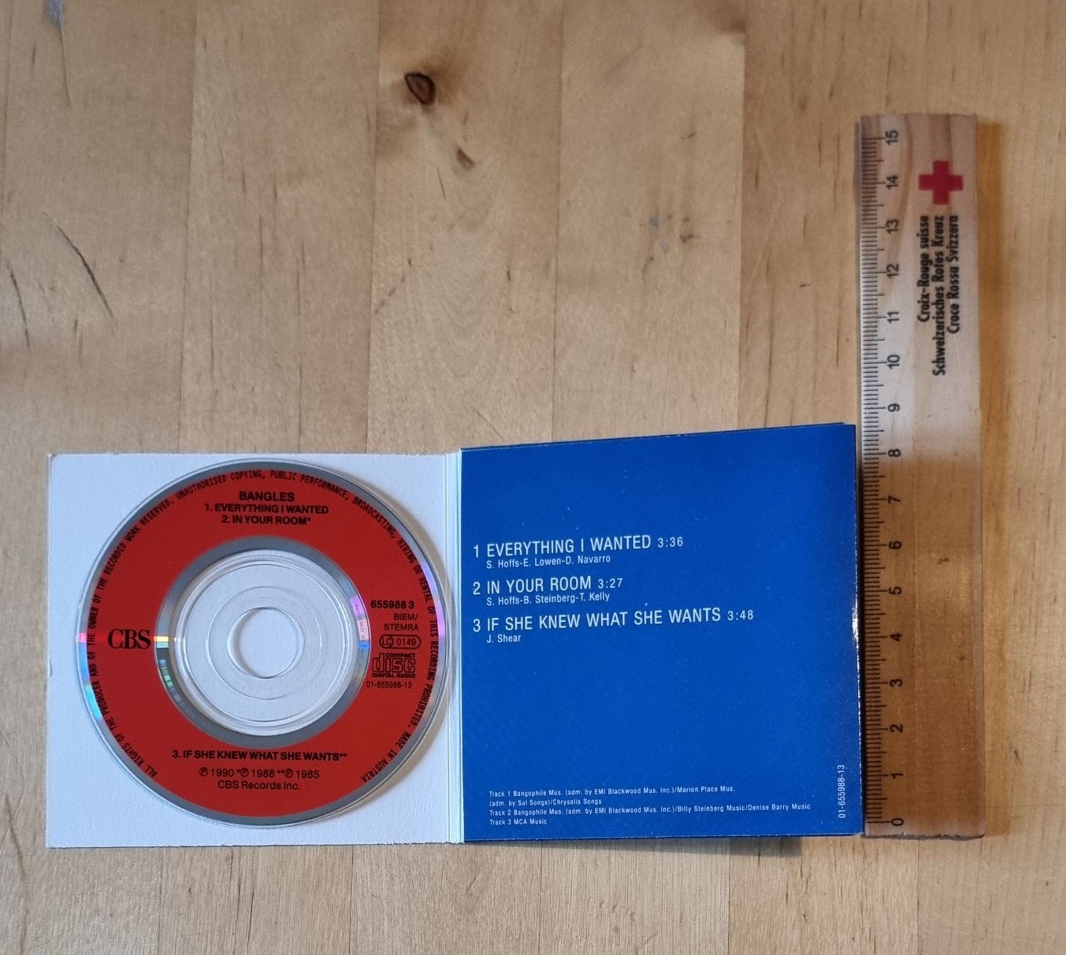 CDs: Mini-CD-Maxi BANGLES  -  Everything I Wanted (EU 1990) mint – Neu und originalverpackt aus Luzern von Frizzz 1