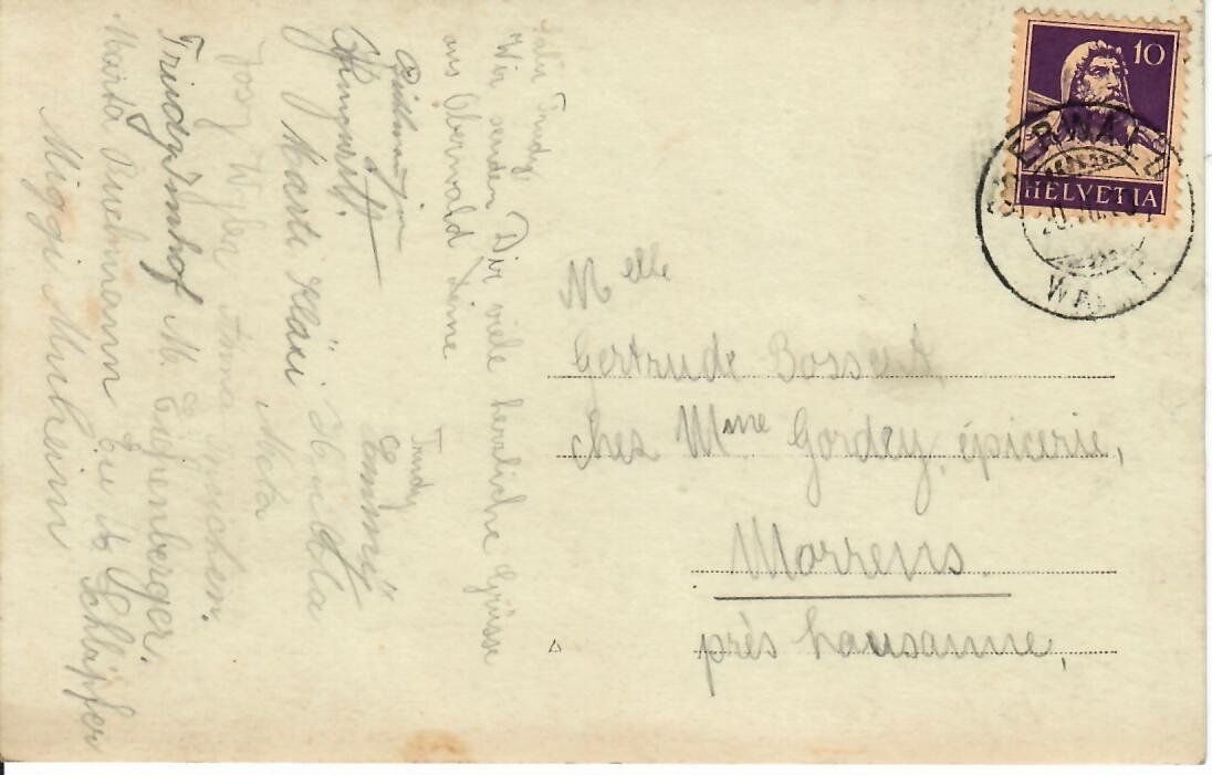 Cartoline postali: Oberwald – Usato da Hochdorf venduto da Ziegel-16 1