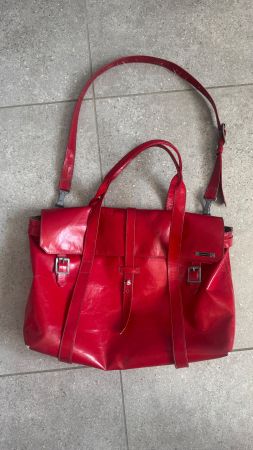 Freitag Tasche Modell Carolus rot gebraucht guter Zustand