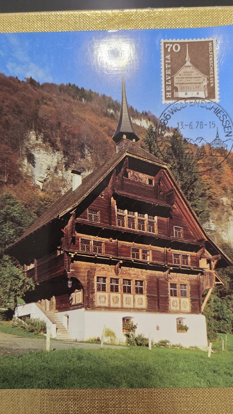 Tutti i francobolli: 1978  Maximimkarte Das Hohe Haus von 1586 – Usato da Arni AG venduto da Moth68