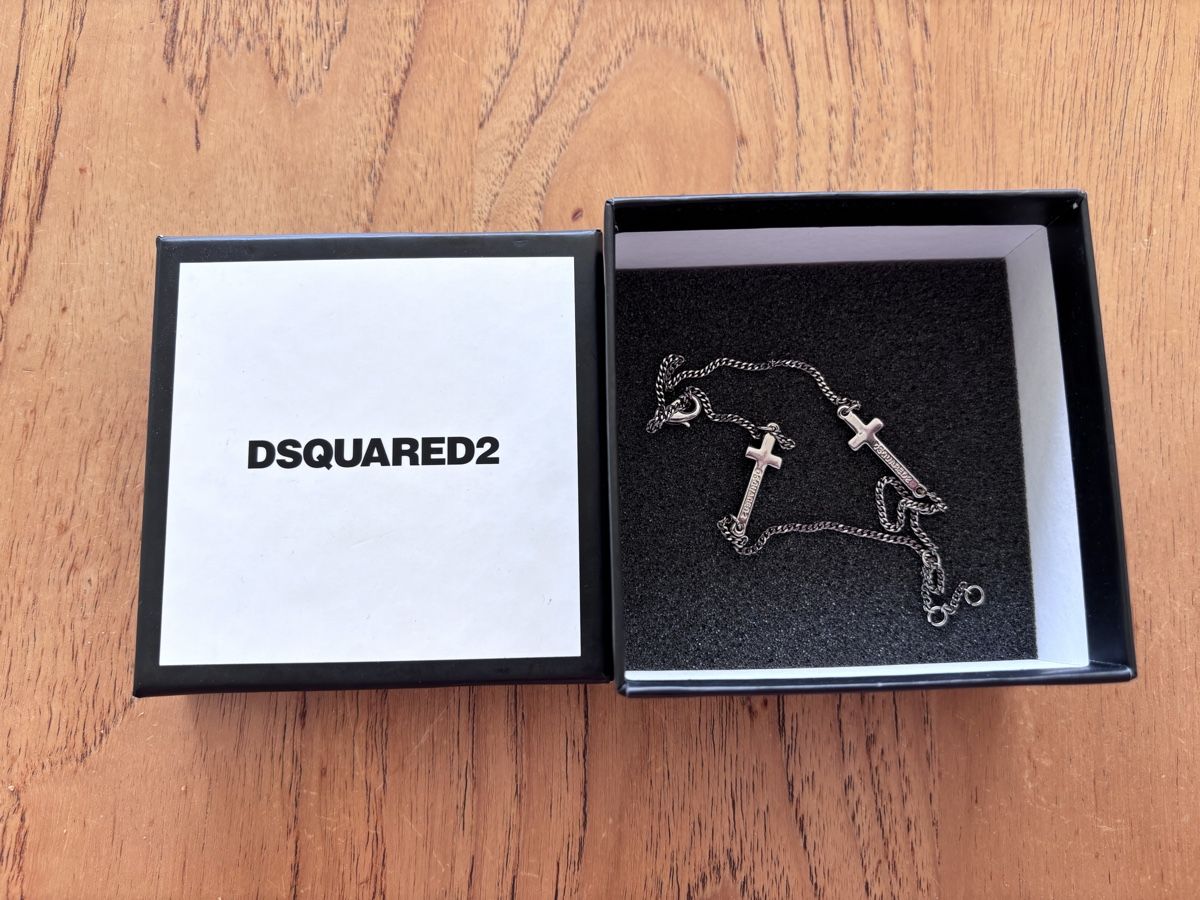 Dsquared2 Bracciali & Braccialetti: Dsquared2 Jesus Palladium Bracelet, 17.5cm – Nuovo (secondo la descrizione) da Zürich venduto da Grothschild 5