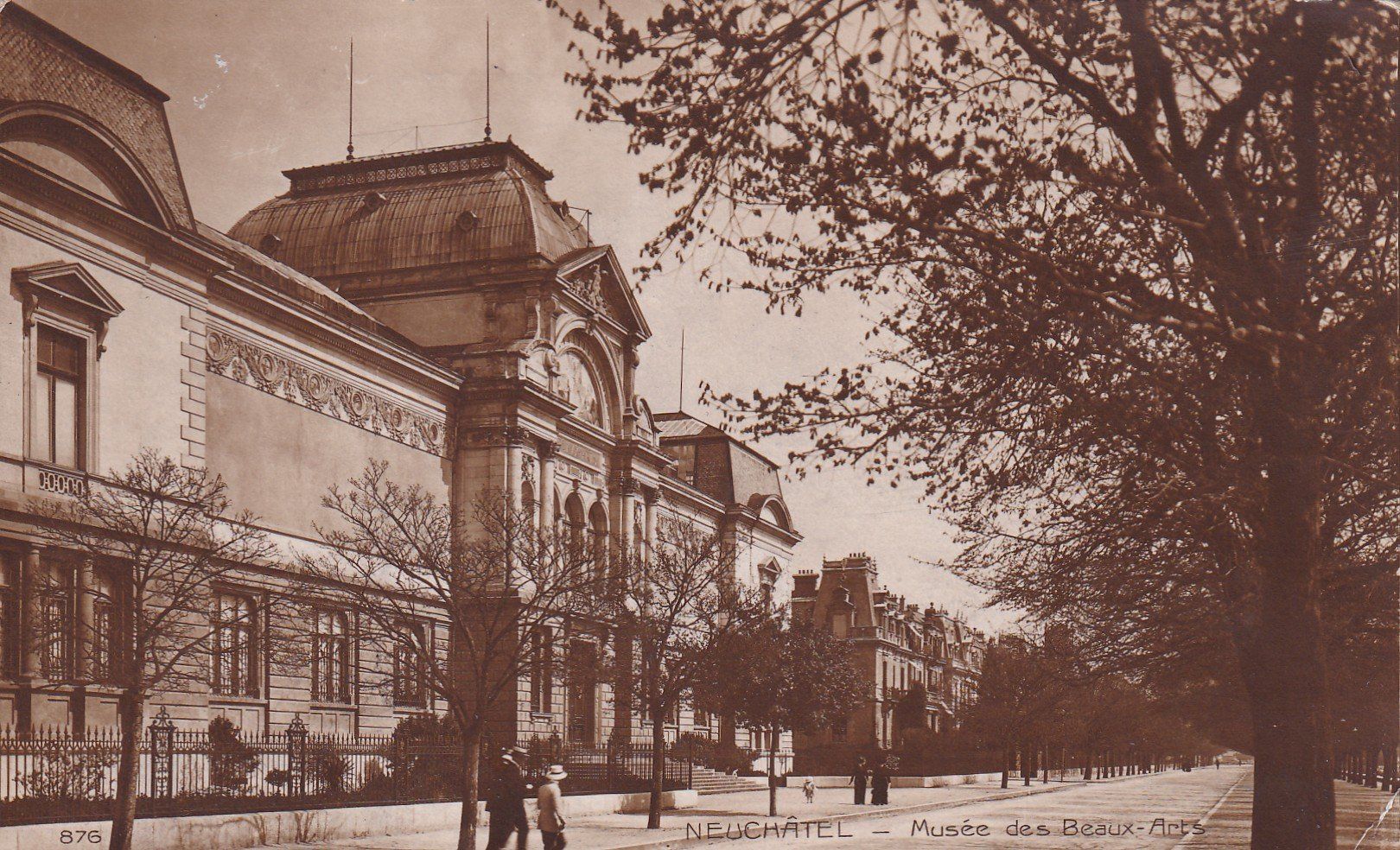 Cartoline postali: Neuchâtel le musée des Beaux-Arts  1921 – Usato da Cormoret venduto da Pascalll2001