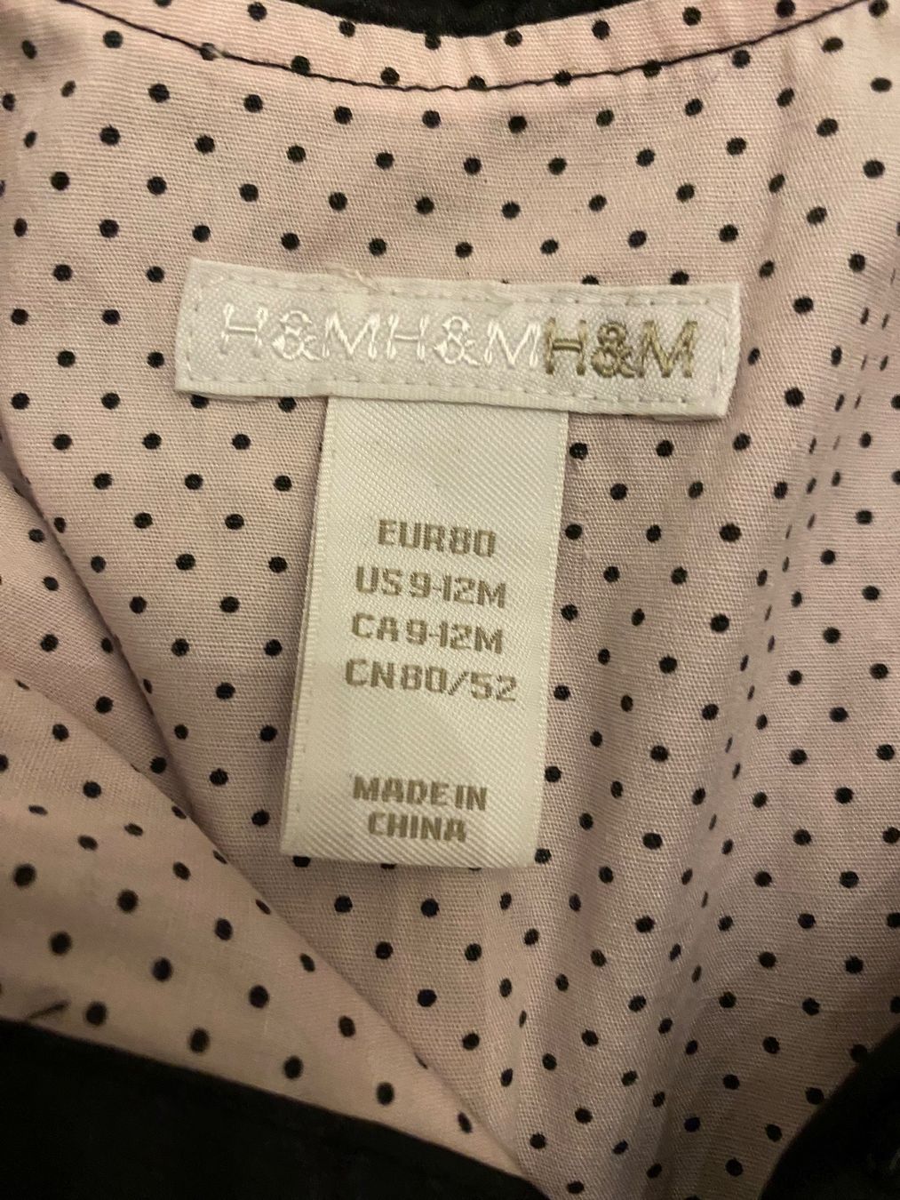 H&M Vestiti & Gonne: Kleid schwarz Grösse 80 – Usato da Eschlikon TG venduto da RamonaSt 3