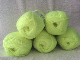 Lisa Premium gründl wolle 27 Neon gelb  50g~133m NS 3-4 50g