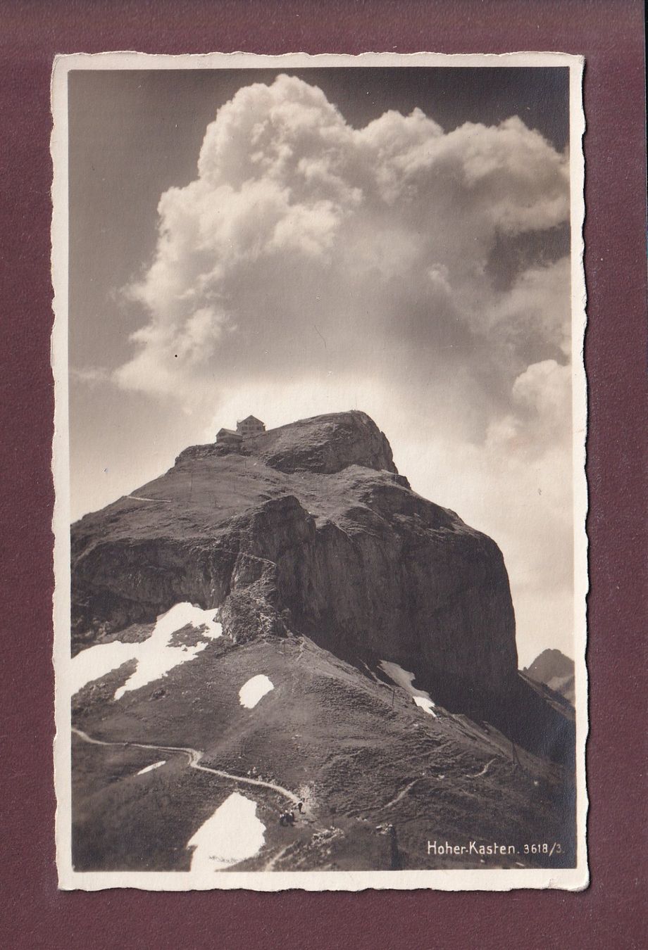 Cartoline postali: HOHER KASTEN - 1924 – Usato da Pully venduto da nicecards